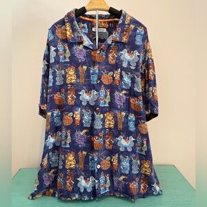 Vintage 1993 Tommy Bahama Tiki Bar Camp Shirt